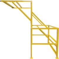 Mezzanine Safety Gate, 70" L x 77" H, 78" Raised, Yellow Ontario Safety Products