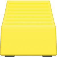 Cale de roue ultra-robuste pour l'exploitation mini&egrave;re Checkers Safety sans support, PEHD, Jaune, 14-1/2" la x 17-1/2" p x 16" h Ontario Safety Products