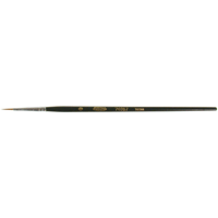 Pinceau d'artiste, Largeur de la brosse de 1/16", Martre rouge, Manche &agrave; Bois Ontario Safety Products