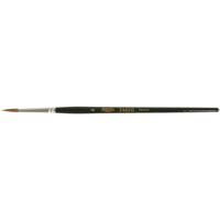 Pinceau d'artiste, Largeur de la brosse de 1/8", Martre rouge, Manche &agrave; Bois Ontario Safety Products