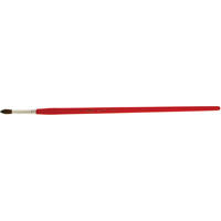 Round Marking Paint Brush, 7/32" Brush Width, Camel Hair, Wood Handle KP198 | Ontario Safety Product
