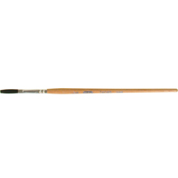 Pinceau une passe, Largeur de la brosse de 1/8", Soie de bœuf, Manche &agrave; Bois Ontario Safety Products