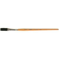 One Stroke Paint Brush, 3/8" Brush Width, Ox Hair, Wood Handle KP204 | Ontario Safety Product