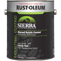 Sierra Performance Beyond Acrylic Enamel, Gallon, Red Ontario Safety Products