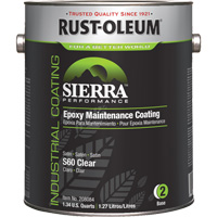 Sierra S60 Water-Based Epoxy Maintenance Coating Part 2 Base, Gallon, Clear Ontario Safety Products