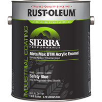 Sierra Performance MetalMax&reg; Plus DTM Acrylic Enamel, Gallon, Blue Ontario Safety Products
