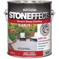 Stoneffects Quartz Stone Coating, 3.78 L, Water-Based, Textured, Grey Ontario Safety Products