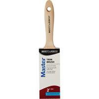 Master Trim Brush, Poly/Nylon, Wood Handle, 2" Width Ontario Safety Products