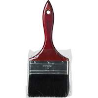Chip Paint Brush, Black China, Wood Handle, 4" Width KR664 | Ontario Safety Product