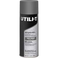 Peinture-&eacute;mail en a&eacute;rosol polyvalent UTILI-T, Appr&ecirc;t gris, 10 oz/283 g, Canette a&eacute;rosol Ontario Safety Products