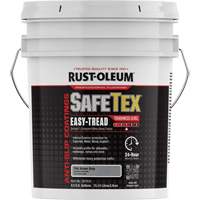SafeTex&reg; Easy-Tread Acrylic Coating, 4 gal., Water-Based, Flat Finish/Textured, Grey Ontario Safety Products