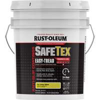 SafeTex&reg; Easy-Tread Acrylic Coating, 4 gal., Water-Based, Flat Finish/Textured, Yellow Ontario Safety Products