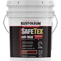 SafeTex&reg; Easy-Tread Acrylic Coating, 4 gal., Water-Based, Flat Finish/Textured, Red Ontario Safety Products