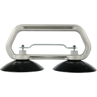 Appareils &agrave; ventouses - Ventouse double industrielle, 75 lb Capacit&eacute;, 5", Barre &agrave; tirer, 10" Longueur de la manche Ontario Safety Products