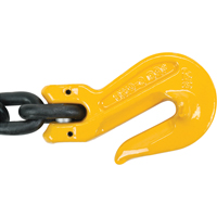 &eacute;lingues en chaîne, chaîne 80, Double branches, crochets Oblong et &eacute;chappement, 1/2" x 5' Ontario Safety Products