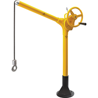 Tall Industrial Lifting Device with Bolt-Down Base, 500 lbs. (0.25 tons) Capacity LS952 | Ontario Safety Product