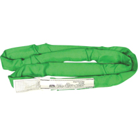 &eacute;lingues rondes, Vert, 2" la x 4' lo, 6000 lb Charge verticale Ontario Safety Products