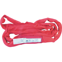&eacute;lingues rondes, Rouge, 3" la x 6' lo, 14 000 lb Charge verticale Ontario Safety Products