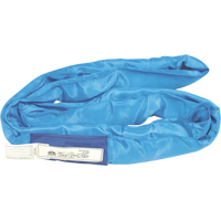 &eacute;lingues rondes, Bleu, 4" la x 8' lo, 23 000 lb Charge verticale Ontario Safety Products