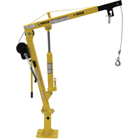 Winch Operated Truck Jib Crane, 500 lbs. (0.25 tons) Capacity, 102' Max. Clearance LU494 | Ontario Safety Product