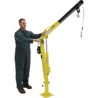 Grue &agrave; fl&egrave;che pour camion actionn&eacute;e par treuil, Capacit&eacute; de 500 lb (0,25 tonne), Limite de 102' Ontario Safety Products