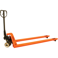 Long Fork Pallet Truck, 70" L x 27" W, 4400 lbs. Capacity LU547 | Ontario Safety Product