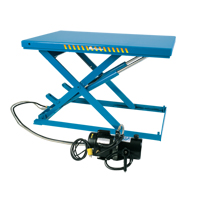 LoProfile™ Electric-Hydraulic Scissor Lift Table, Steel, 32-1/2" L x 23-1/2" W, 550 lbs. Capacity LV442 | Ontario Safety Product