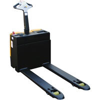 Fully Powered Electric Pallet Truck, 3300 lbs. Cap., 47" L x 28.25" W LV531 | Ontario Safety Product