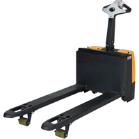Fully Powered Electric Pallet Truck, 3000 lbs. Cap., 47" L x 25" W LV534 | Ontario Safety Product