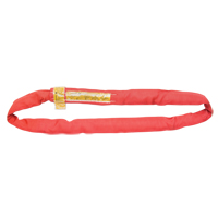 Polyester Round Sling, Red, 3" W x 3' L, 14000 lbs. Vertical Load LW159 | Ontario Safety Product