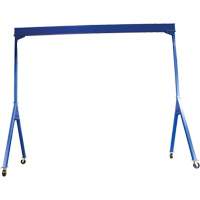 Grue-portique ajustable en acier, 20' lo, Capacit&eacute; 8000 lb (4 tonnes) Ontario Safety Products