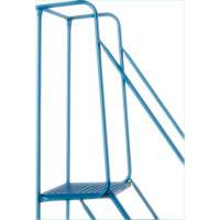 CSA-Certified Rolling Step Ladder with Locking Step, 8 Steps, 30" Step Width, 72" Platform Height, Steel Ontario Safety Products