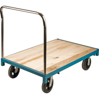 Chariot &agrave; plateforme robuste, 48" lo x 30" la, Capacit&eacute; de 2000 lb, Roues en Caoutchouc Ontario Safety Products
