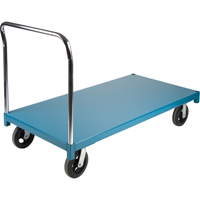 Chariot &agrave; plateforme robuste, 60" lo x 30" la x Capacit&eacute; 2000 lb, Roues en Caoutchouc Ontario Safety Products