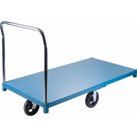 Chariot &agrave; plateforme robuste, 60" lo x 30" la x Capacit&eacute; 2000 lb, Roues en Caoutchouc Ontario Safety Products
