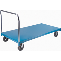 Chariot &agrave; plateforme robuste, 72" lo x 36" la x Capacit&eacute; 2000 lb, Roues en Caoutchouc Ontario Safety Products