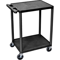 Utility Cart, 2 Tiers, 18" x 33" x 24", 400 lbs. Capacity MF110 | Ontario Safety Product