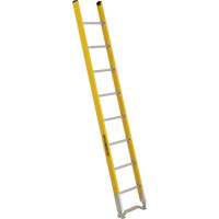 Single Section Straight Ladder - 6100 Series, 8', Fibreglass, 375 lbs., CSA Grade 1AA MF380 | Ontario Safety Product