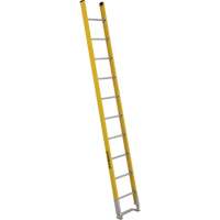Single Section Straight Ladder - 6100 Series, 10', Fibreglass, 375 lbs., CSA Grade 1AA MF381 | Ontario Safety Product