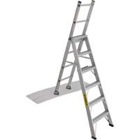 2700 Series Industrial Duty Multi-Way Ladders, 6', Aluminum, 250 lbs. Cap., ANSI 1, CSA 1 MF402 | Ontario Safety Product