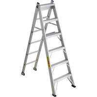 2700 Series Industrial Duty Multi-Way Ladders, 6', Aluminum, 250 lbs. Cap., ANSI 1, CSA 1 MF402 | Ontario Safety Product