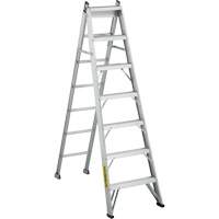 2700 Series Industrial Duty Multi-Way Ladders, 7', Aluminum, 250 lbs. Cap., ANSI 1, CSA 1 MF403 | Ontario Safety Product