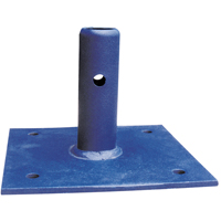 Scaffolding Accessories - Fixed Base Plate, Base Plate, 6" W x 6" H Ontario Safety Products