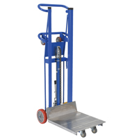 Hydra Lift Platform Stacker, Foot Pump Operated, 750 lbs. Capacity, 52" Max Lift MF996 | Ontario Safety Product