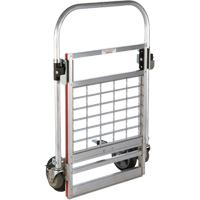 Four Wheel Folding Platform Truck, Aluminum, 750 lbs., 31" L x 23-1/4" W, 39" High Ontario Safety Products