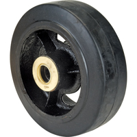 Rubber Wheels, 6" (152 mm) Dia. x 2" (51 mm) W, 550 lbs. (249 kg.) Capacity MH296 | Ontario Safety Product