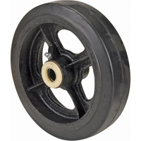 Rubber Wheels, 8" (203 mm) Dia. x 2" (51 mm) W, 600 lbs. (272 kg.) Capacity MH297 | Ontario Safety Product