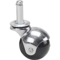 Roulette zingu&eacute;e, Pivotant avec frein, Diam&egrave;tre 2" (50,8 mm), Capacit&eacute; 200 lb (91 kg) Ontario Safety Products