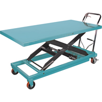 Table &eacute;l&eacute;vatrice robuste &agrave; ciseaux hydraulique, 63" lo x 31-7/8" la, Acier, Capacit&eacute; 1100 lb Ontario Safety Products