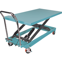Table &eacute;l&eacute;vatrice robuste &agrave; ciseaux hydraulique, 63" lo x 31-7/8" la, Acier, Capacit&eacute; 1100 lb Ontario Safety Products